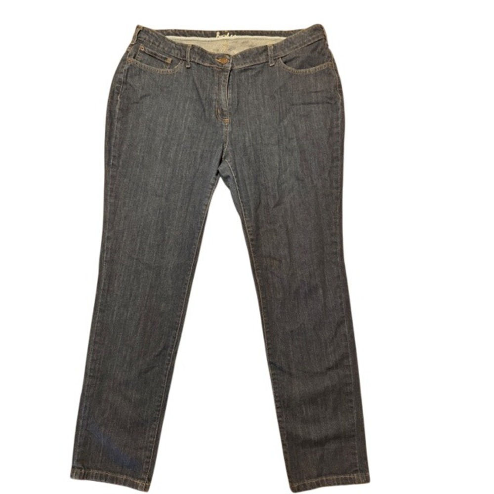 Boden Womens Dark Wash‎ Straight Leg Denim Jeans US 16R